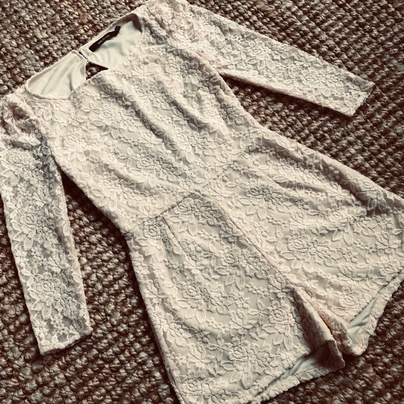 Ark & Co. Sexy Open Back Lace Romper HOT Small - Picture 6 of 8